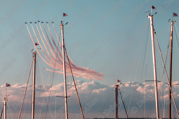 IMG 0118 
 Keywords: Cowes Week 2018 Red Arrows and Fireworks RORC Debs Allan Photography
